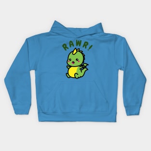 Rawr cute dragon Kids Hoodie